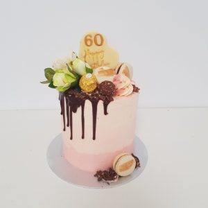 Floral Drip Cake 6"